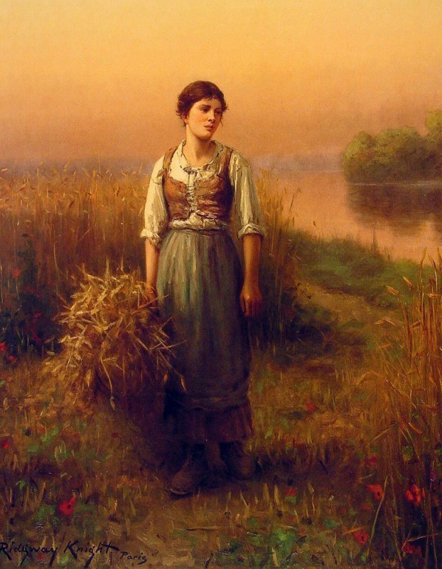 Daniel Ridgway Knight Normandy Maid